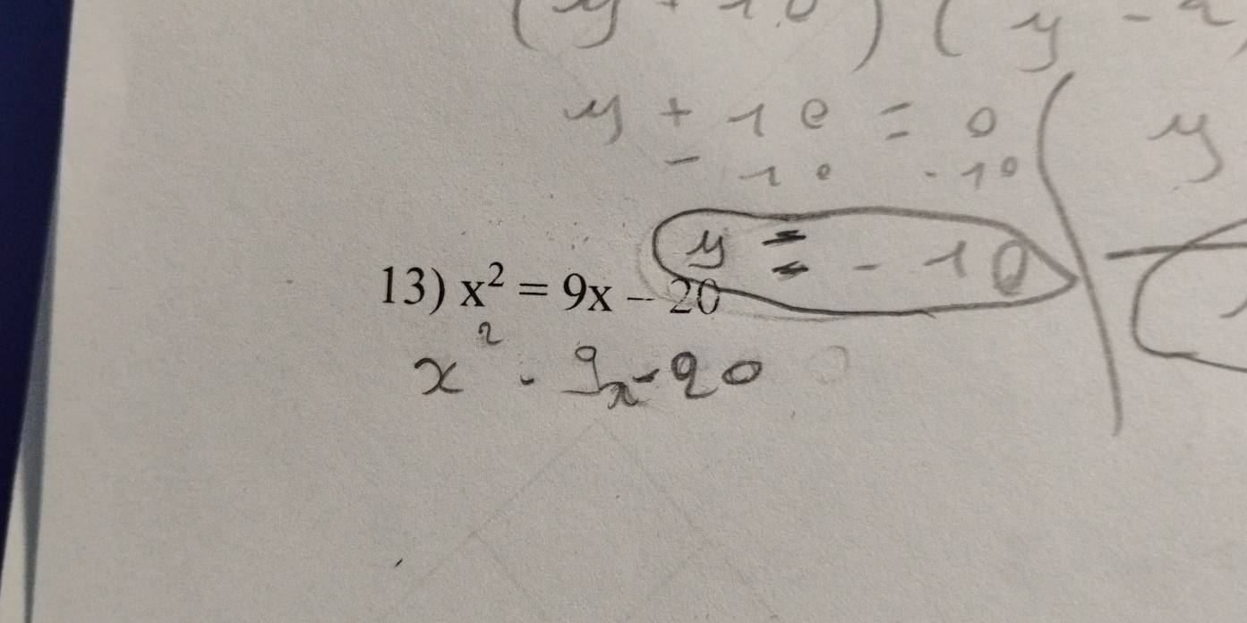 x^2=9x-20