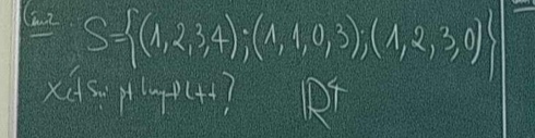 S= (1,2,3,4);(1,4,0,3);(1,2,3,0)
xsl4pp(41? 4