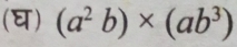 (घ) (a^2b)* (ab^3)