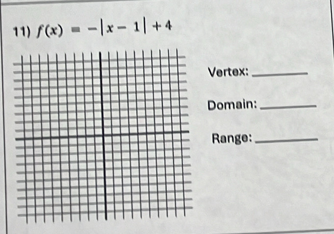 f(x)=-|x-1|+4
Vertex:_ 
Domain:_ 
Range:_