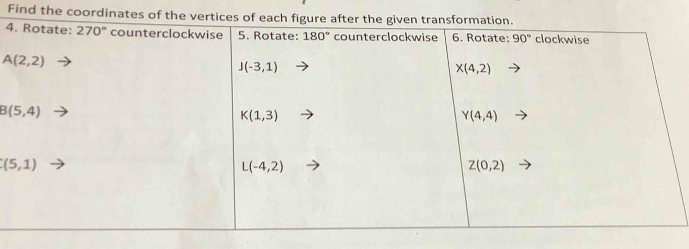 Find the coordinates of the v
4