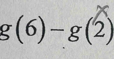 g(6)-g(2)