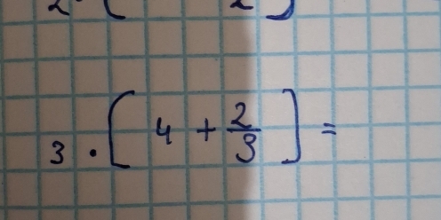 [4+ 2/3 )=