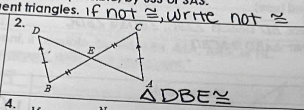 ent triangles. 
2. 
4.