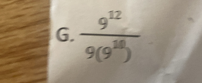  9^(12)/9(9^(18)) 