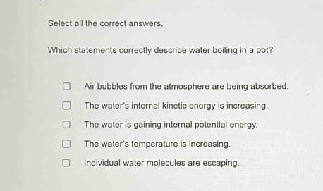 Solved: Select all the correct answers. Which statements correctly ...