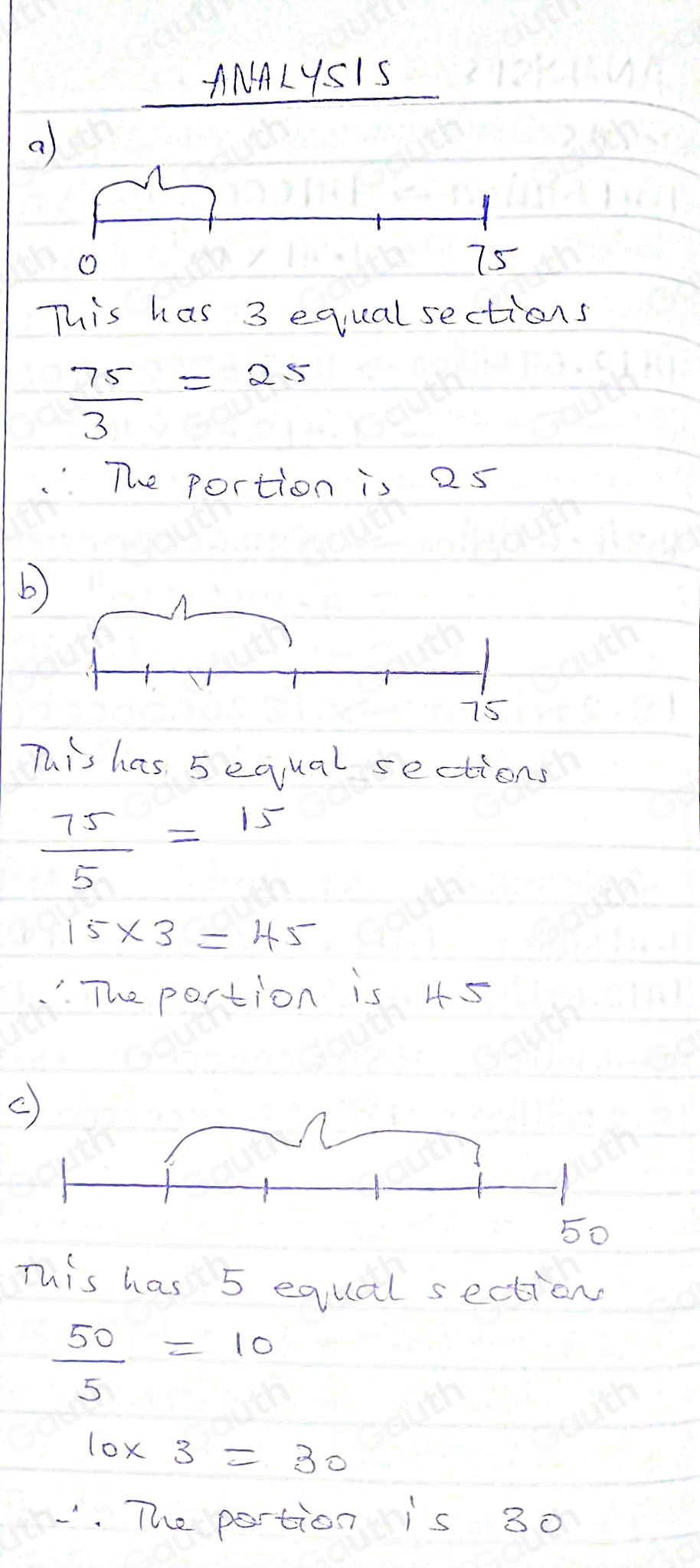 Solved: 1-107. What is the length of the marked portion of each line ...
