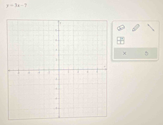 y=3x-7
 x/1 
×