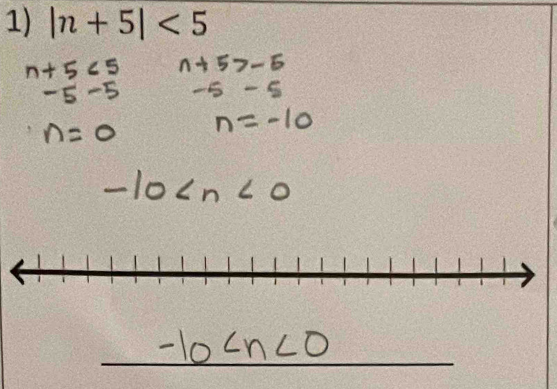 |n+5|<5</tex>