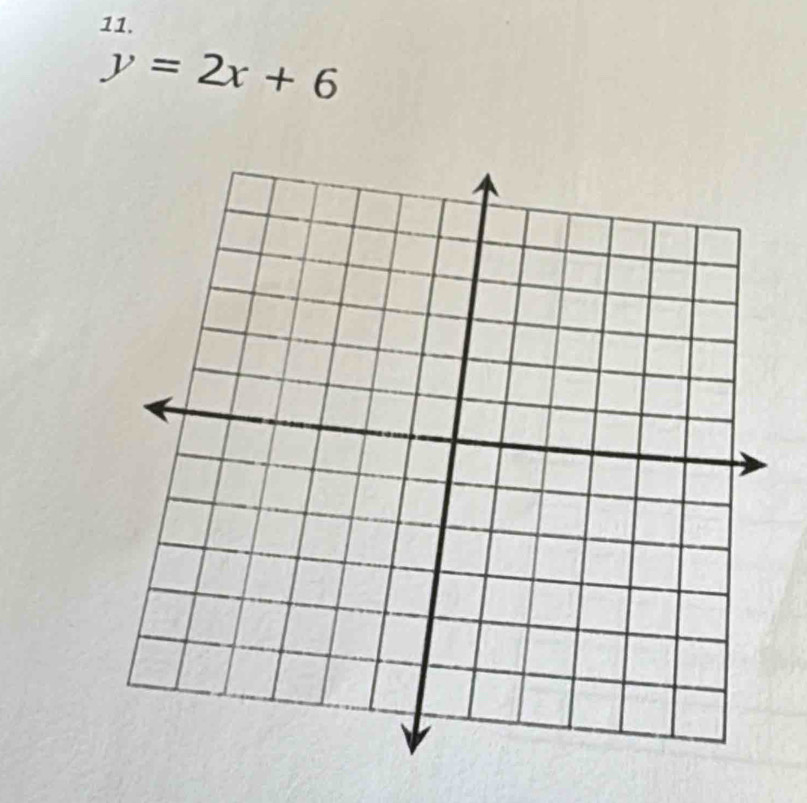 y=2x+6