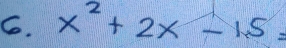 x^2+2x-15=