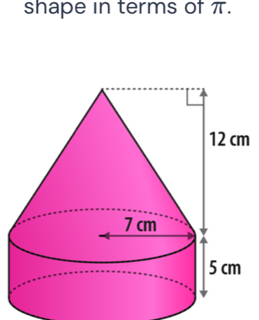 shape in terms of π.