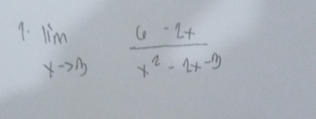 limlimits _xto 3 (6-2x)/x^2-2x-3 