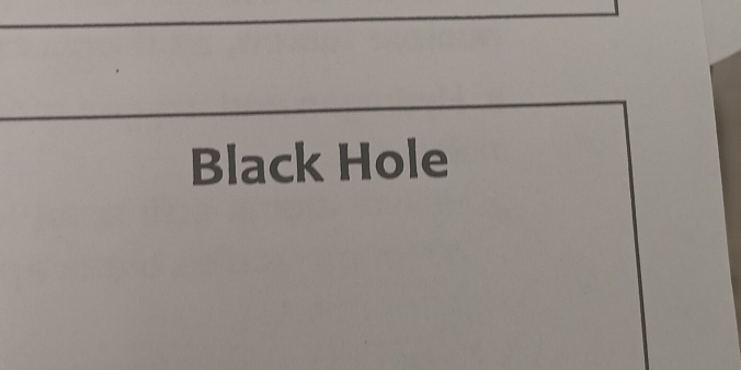 Black Hole