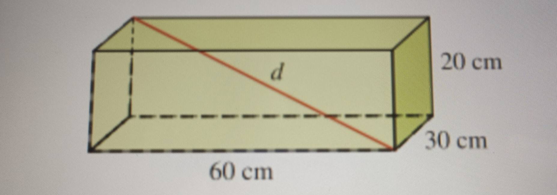 d
20 cm
30 cm
60 cm