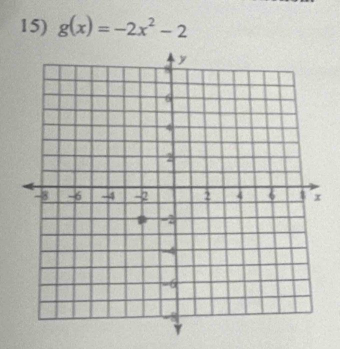 g(x)=-2x^2-2