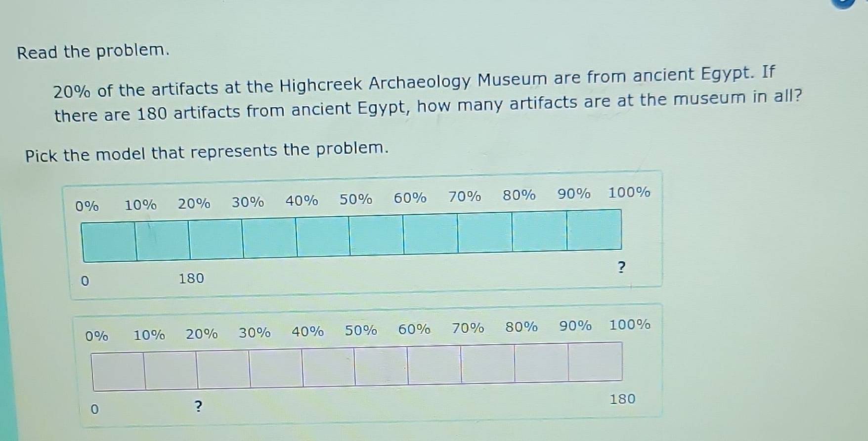 Solved: Read the problem. 20% of the artifacts at the Highcreek ...