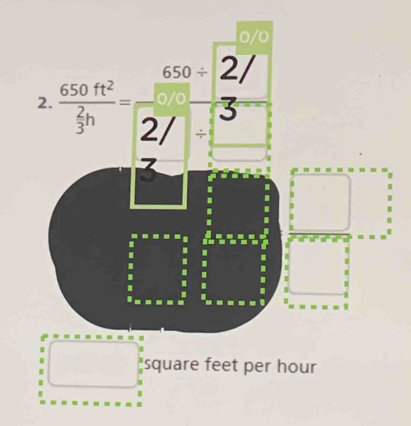 square feet per hour
.