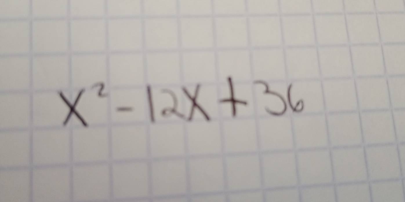 x^2-12x+36