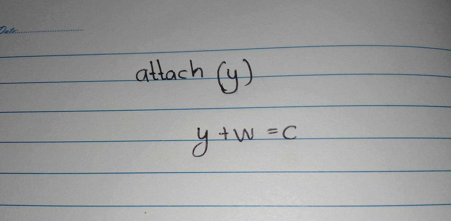 Dote_ 
attach(y)
y+w=c