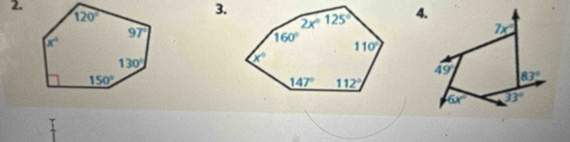 7x
49° 83°
6x° 33°