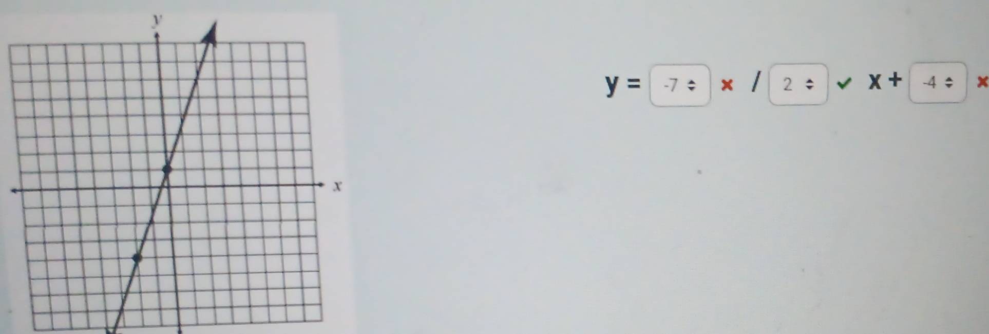 y=-7/ |x||2= v x+-4/ ×