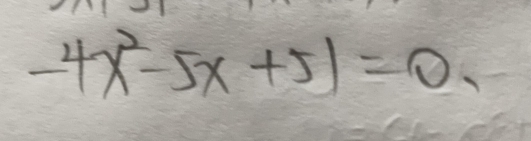 -4x^2-5x+51=0.