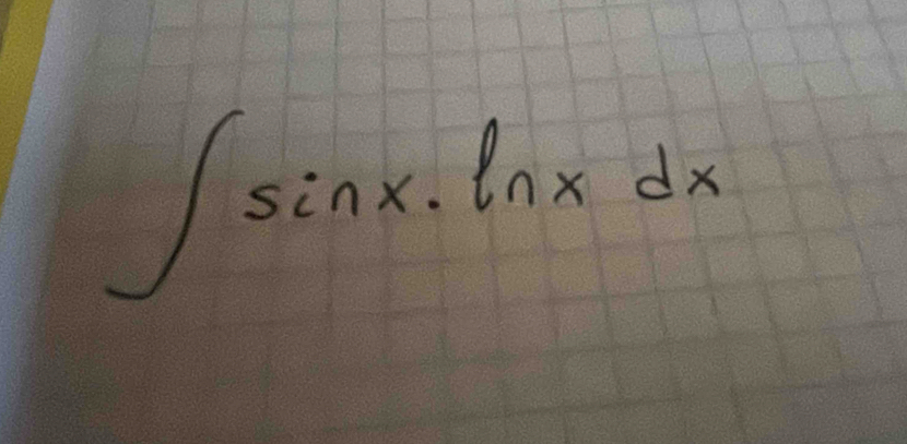 ∈t sin x· ln xdx