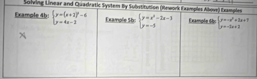 Solving Linear and