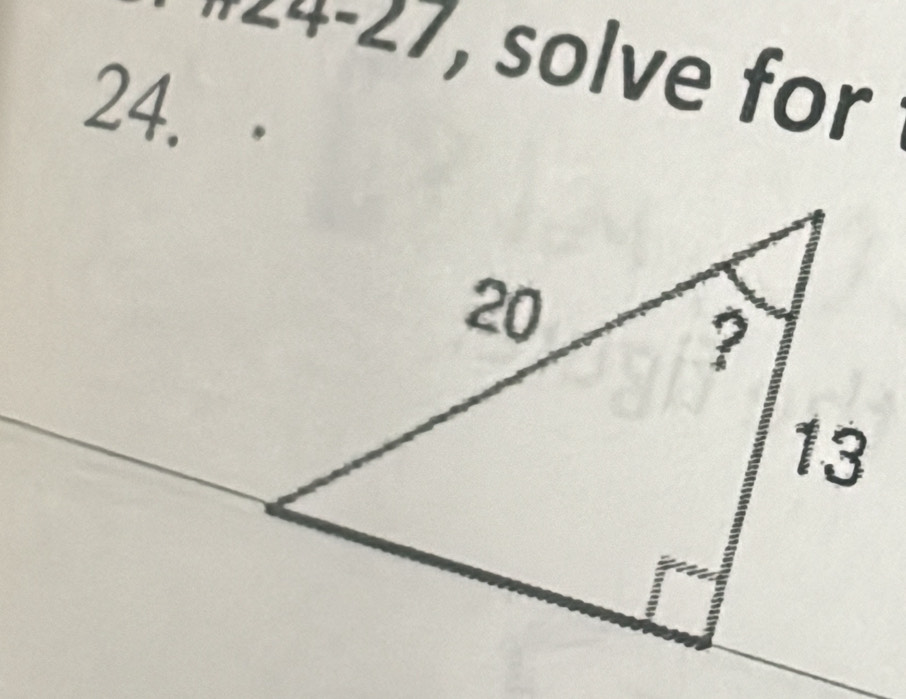 4-27, solve for
24. .