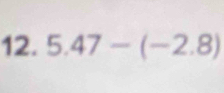 5.47-(-2.8)