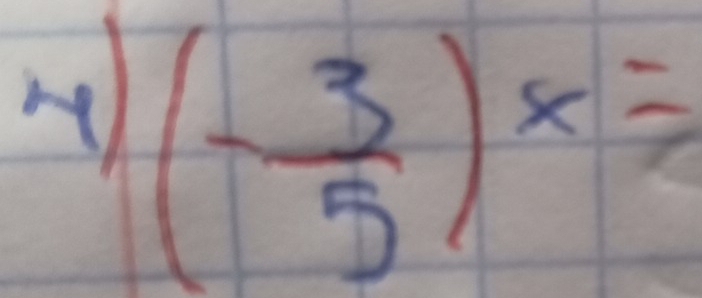 (- 3/5 )^x=