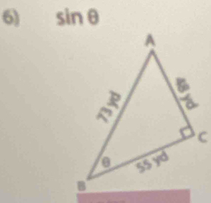 sin θ