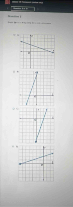 Geon L of E 
Questton 1
7y-x=32y Lag DS=4024
0 
o 
o