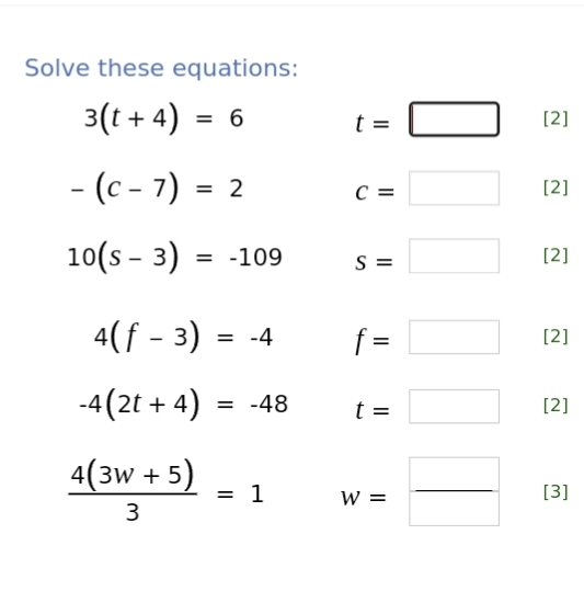 Solve these equations:
]
]
]
]
]
]