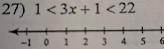 1<3x+1<22</tex> 
6