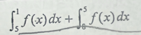 ∈t _5^1f(x)dx+∈t _6^5f(x)dx