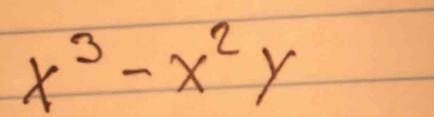 x^3-x^2y