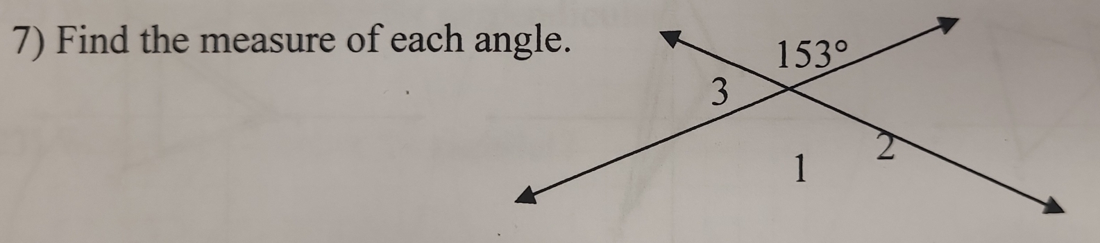 Find the measure of each angle.