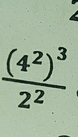 frac (4^2)^32^2