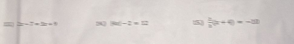 |km]-2=m
S  2/3 (x+4)=-10