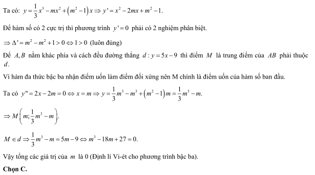 Solved: Gọi S là tập hợp tất cả các giá trị thực của tham số m đề đồ ...