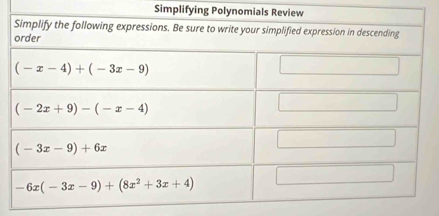 Simplifying P