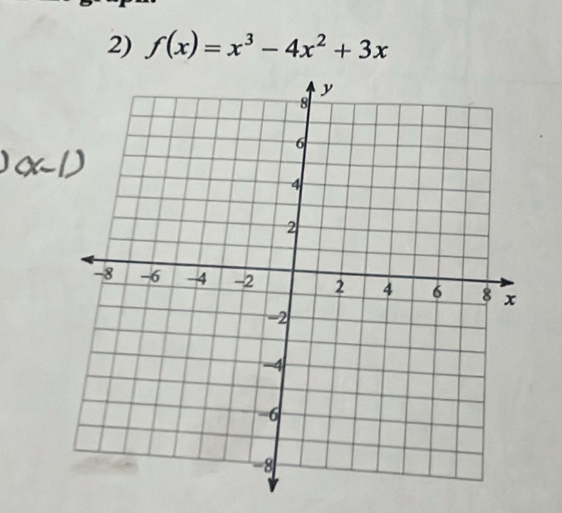 f(x)=x^3-4x^2+3x