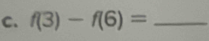 f(3)-f(6)= _