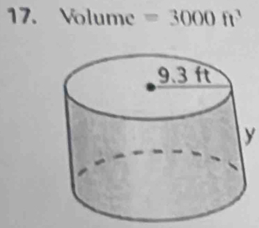 Volume=3000ft^3
y