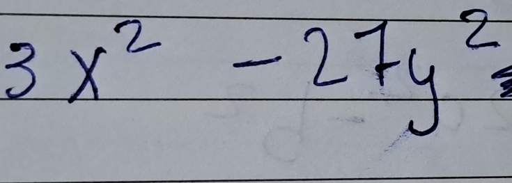 3x^2-27y^2=