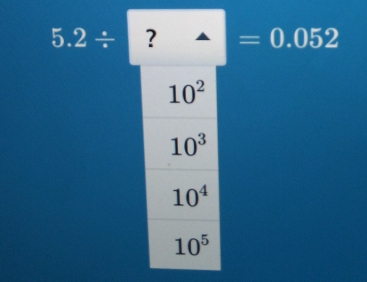 5.2/ ?=0.052