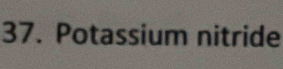 Potassium nitride