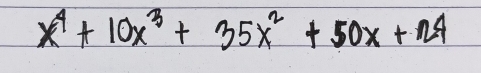 x^4+10x^3+35x^2+50x+24